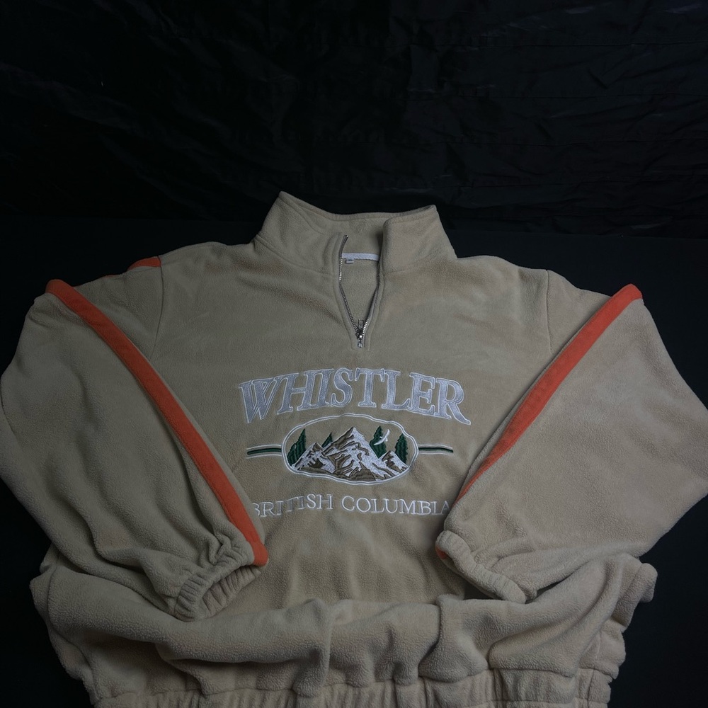 Beige and Orange Men's Sweater